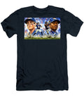 Bo Nix 10 and Courtland Sutton 14 of the Denver Broncos 300 Robert Williams T-Shirt