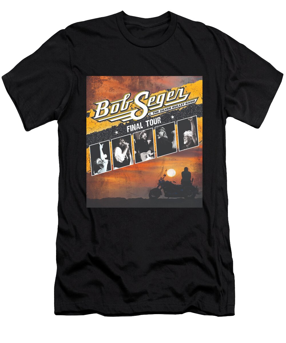 Bob Seger Roll Me Away the Final Print Lestari Tedjo T-Shirt