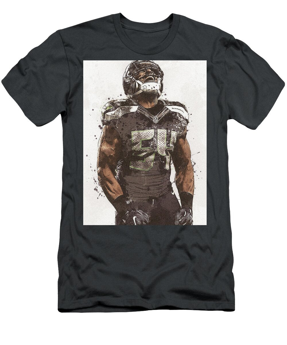 Bobby Wagner Seattle Seahawks Poster Willy Art T-Shirt