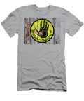 Body Glove Brand Logo Peeling Paint on Wood Wall Design Turnpike T-Shirt