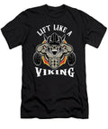 Bodybuilder Gym Weightlifting Workout Fitness Lift Like a Viking Barbells Gift Thomas Larch T-Shirt