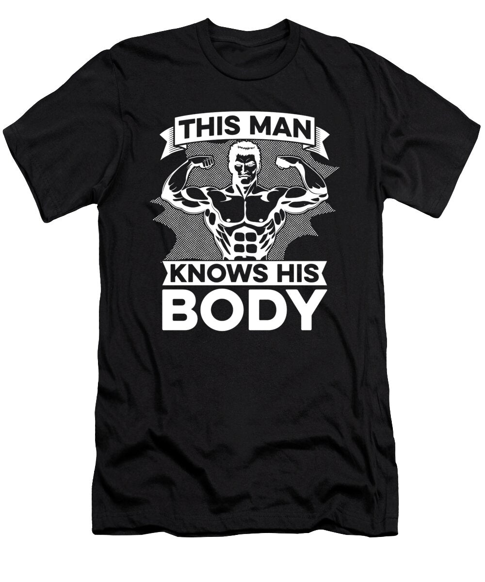 Bodybuilder Natural Gym Workout Lifting Bodybuilding Crazy Squirrel T-Shirt