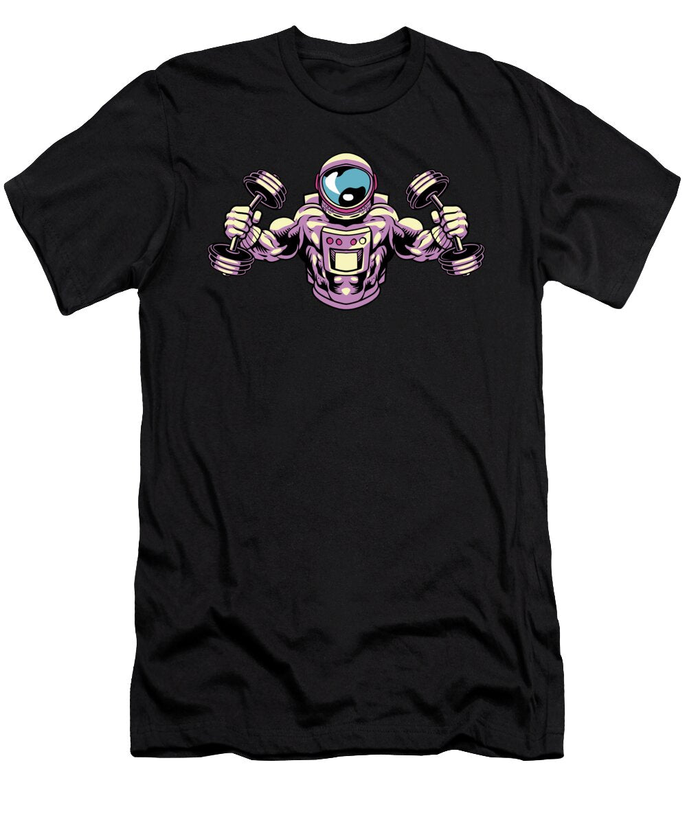 Bodybuilding Gym Fitness Lifting Weights Bodybuilder Crazy Squirrel T-Shirt
