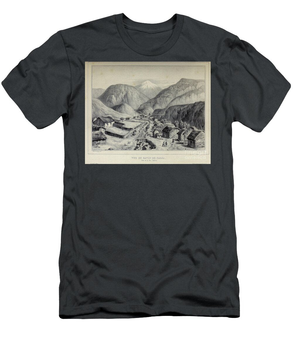 Bolivian Landscape 1835 U1 Historic Illustrations T-Shirt