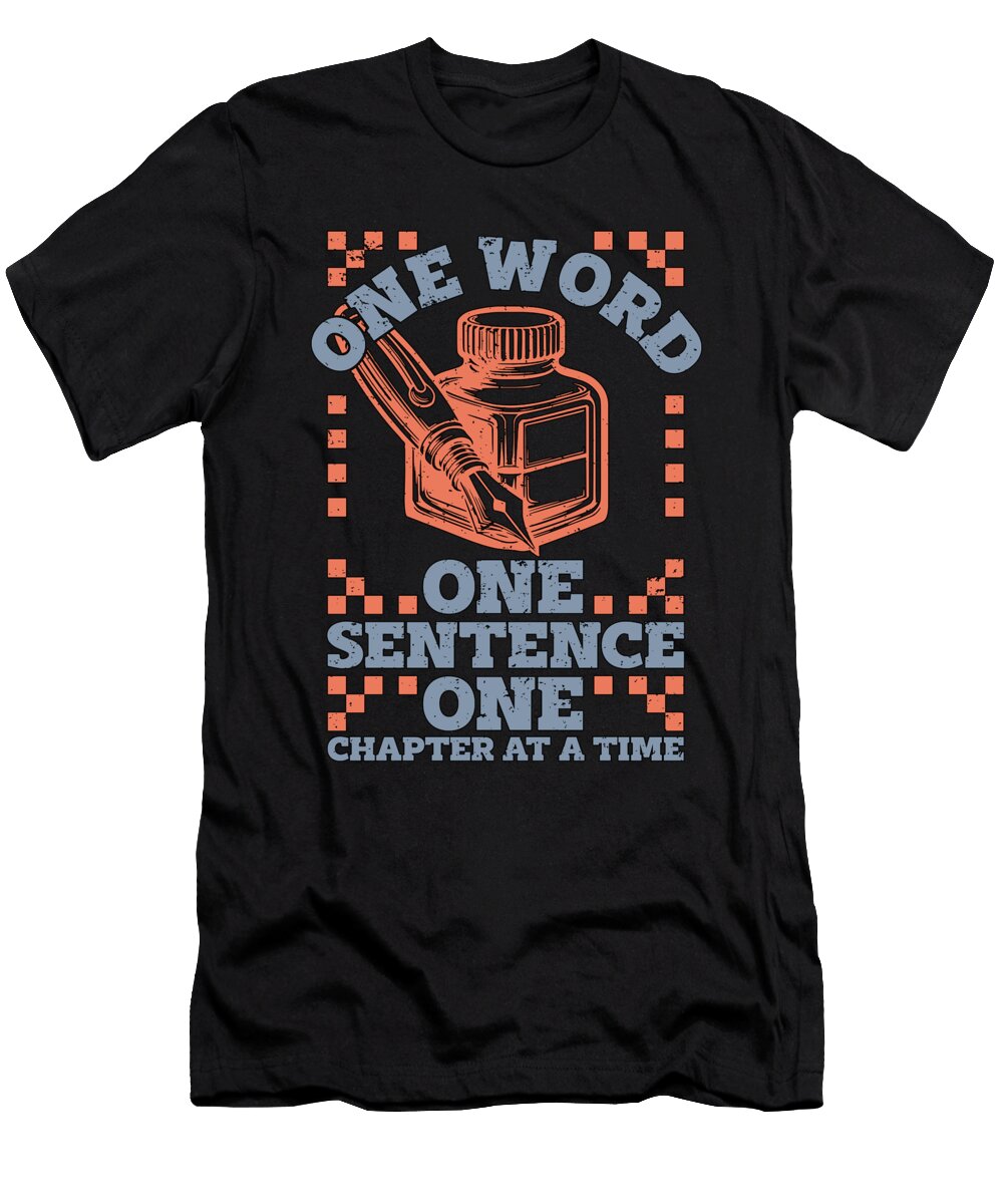 Book Editor One Word One Sentence One Publisher Tshirtconcepts Marvin Poppe T-Shirt