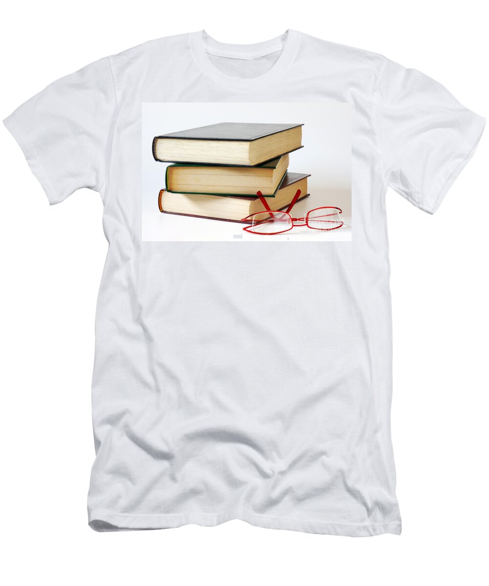 Books and Glasses Carlos Caetano T-Shirt