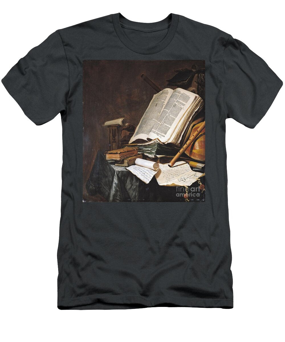 Books and Musical Instruments Jan Vermeulen T-Shirt