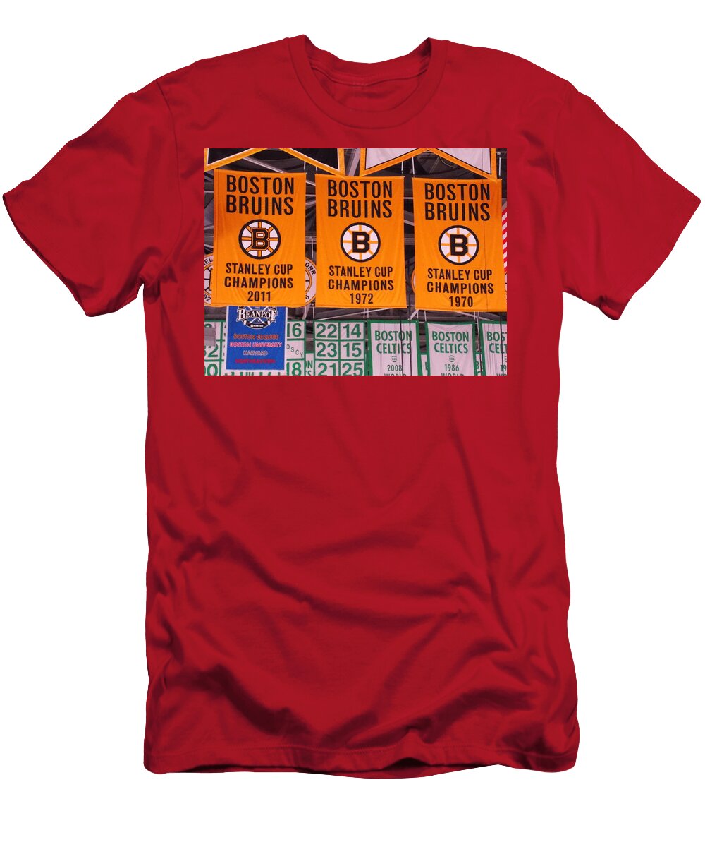 Boston Bruins Banners Catherine Gagne T-Shirt