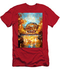 Boston Bruins Td Garden Autumn City Night Hockey Scene Ava Boone T-Shirt