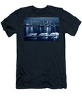 Boston Go Bs Boathouse Boston Ma Prudential Monochrome Blue Nights Toby Mcguire T-Shirt