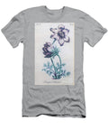 Botanical Engraving Pulsatilla Vulgaris M1 Humorous Quotes T-Shirt