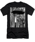 Boy Holding Umbrella Graduation Circa 1960 Black Mark Goebel T-Shirt