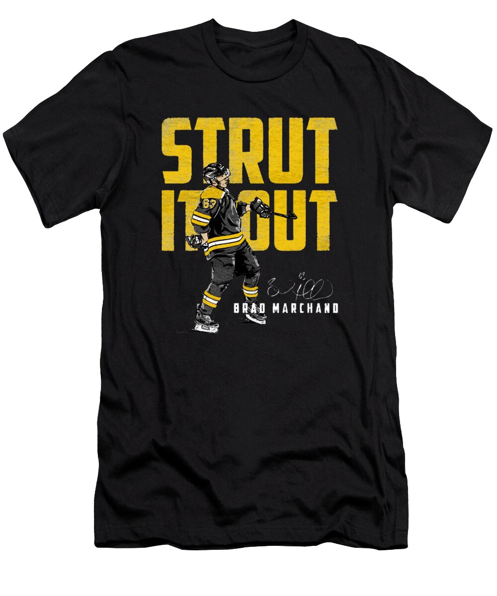 Brad Marchand Notorious Strut Kelvin Kent T-Shirt