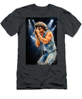 Brian Johnson ACDC Watercolour Painting Portrait Man Cave Wall Art Music Lover Gift Ac DC Dcg Art T-Shirt