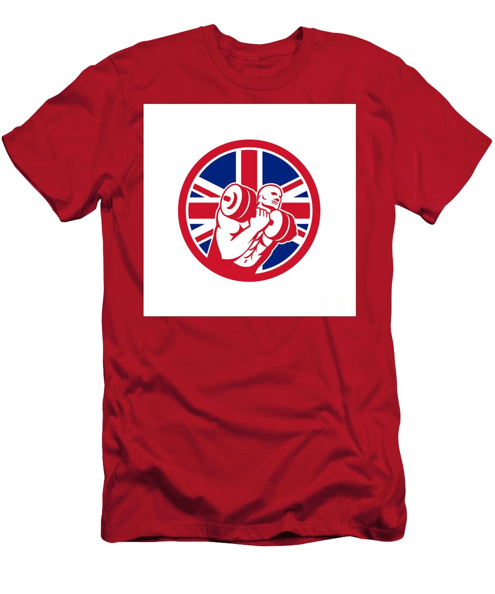 British Gym Circuit Union Jack Flag Icon Aloysius Patrimonio T-Shirt