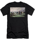 British Navy Officers Playing a Ball Game on Plymouth Hoe American School T-Shirt