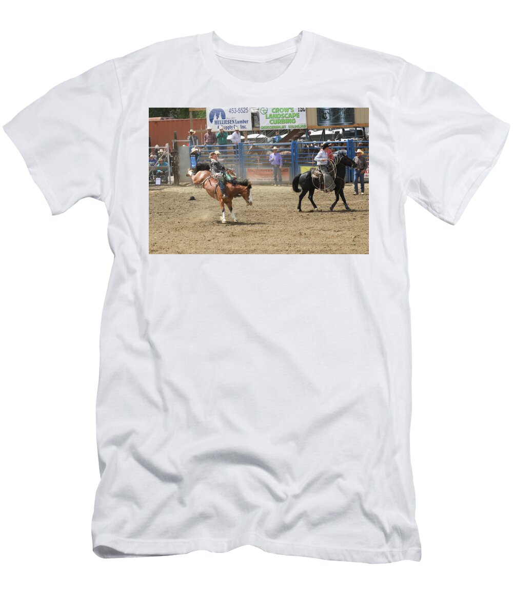 Broc Riding At Wiley City Jeff Swan T-Shirt