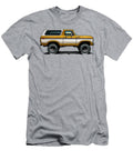 Bronco 2 Yellow Slim Fit Mens Pop Culture Graphic Ford Bronco Desi Hunter Young T-Shirt