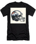 Broncos Football Helmet Design Kevin Walker and Pixel Reverie T-Shirt