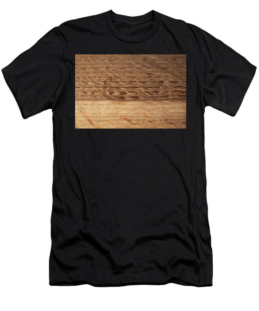 Brown Oak Wood Texture Macro Veins Pattern Abstract Natural Bac Dorin Puha T-Shirt