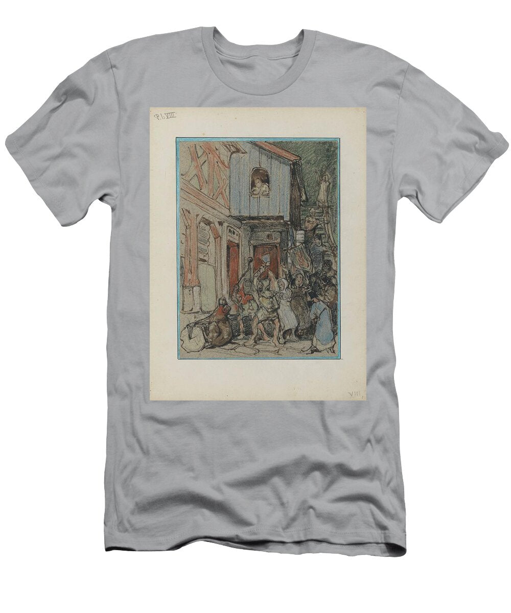 Bruin Wordt Aangevallen Door De Dorpelingen Bernard Willem Wierink T-Shirt