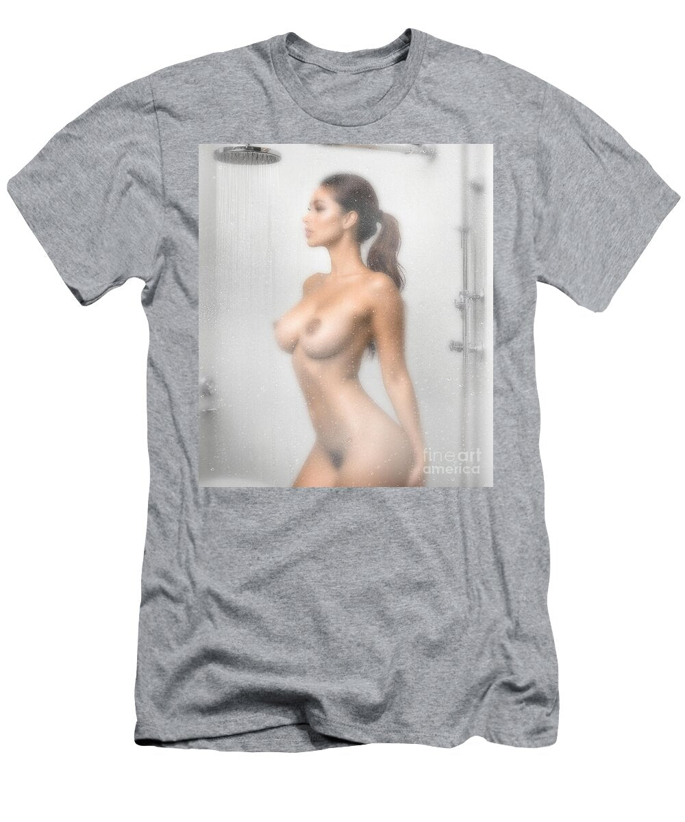 Brunette Beauty in the Shower Jt Photodesign T-Shirt