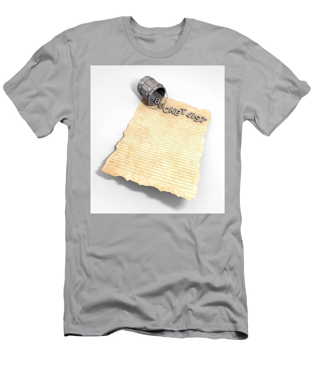 Bucket List Charm and Paper Allan Swart T-Shirt