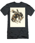 Bucking Horse Facing Right Don Langeneckert T-Shirt