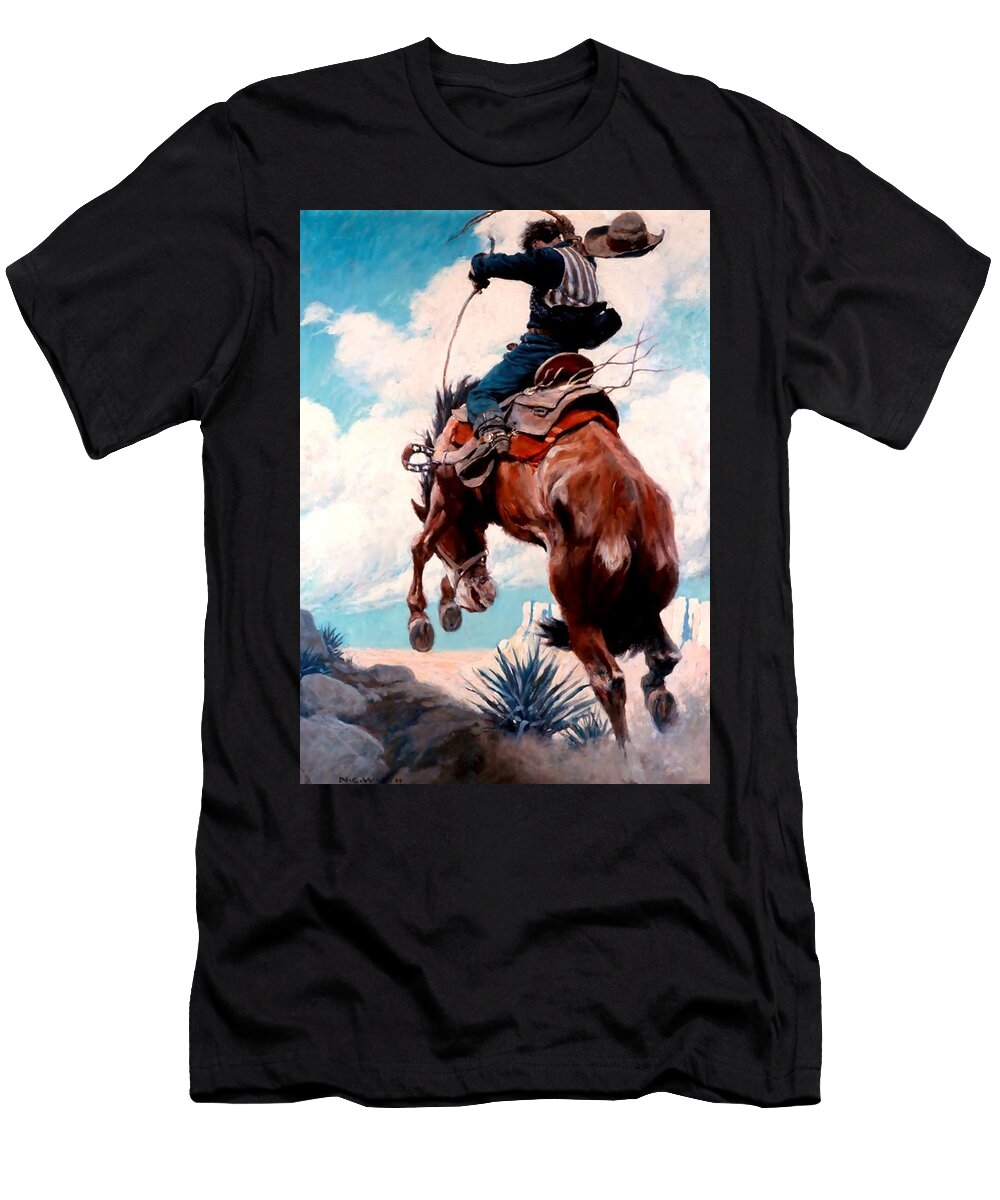 Bucking N C Wyeth T-Shirt