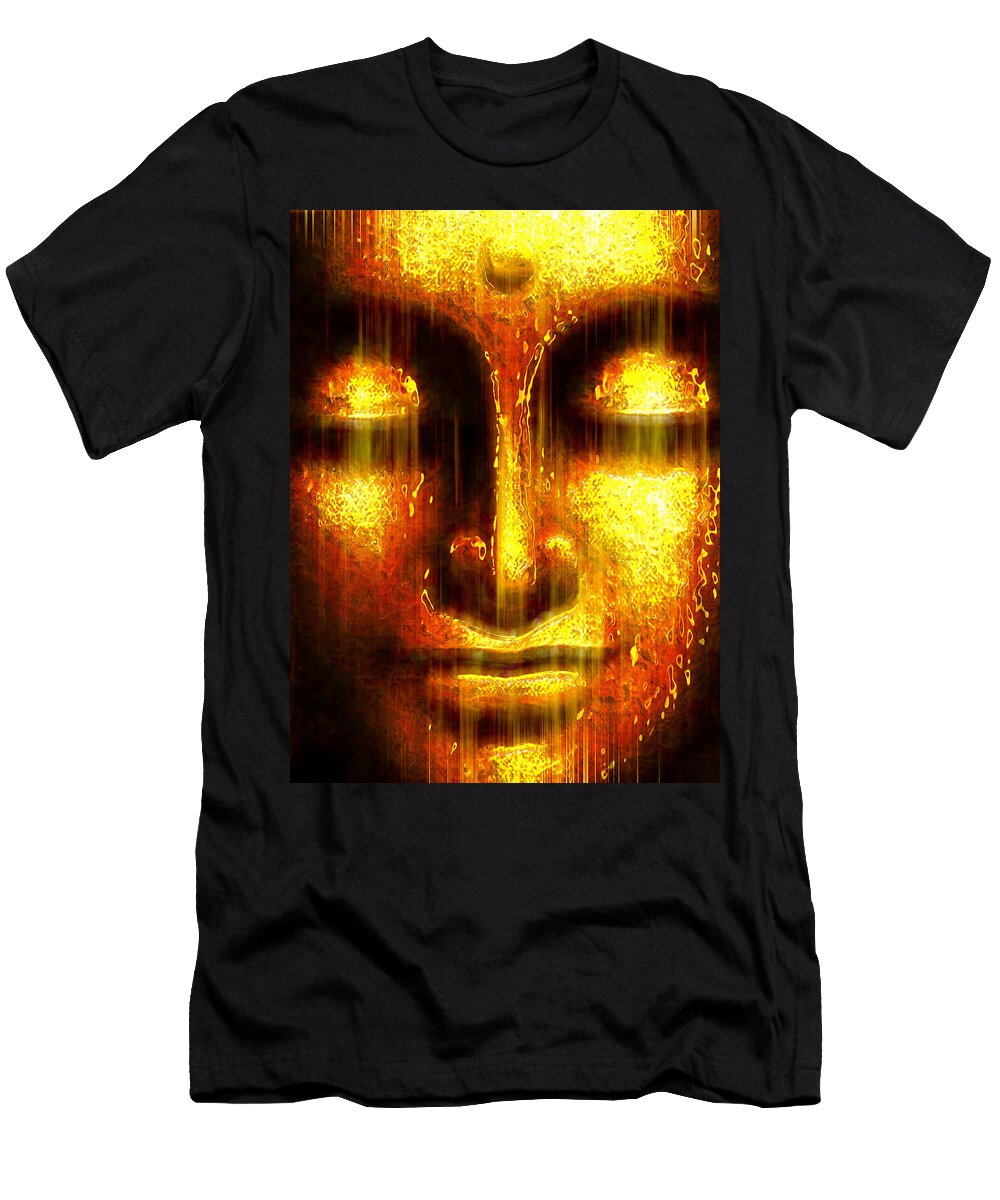 Buddha Golden Glow Khalil Om T-Shirt