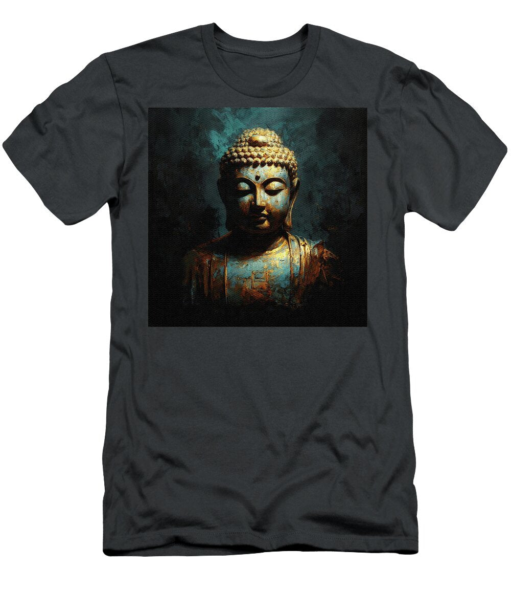 Buddha in Tranquil Darkness Pierre Blanchard T-Shirt