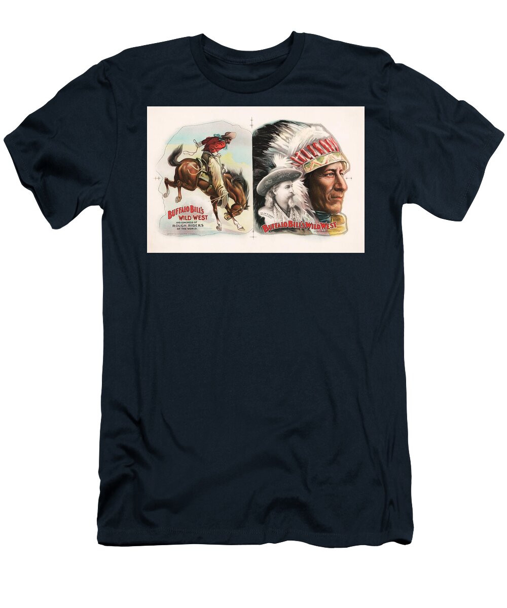 Buffalo Bills Wild West and Congress of Rough Riders 1907 War Is Hell Store T-Shirt