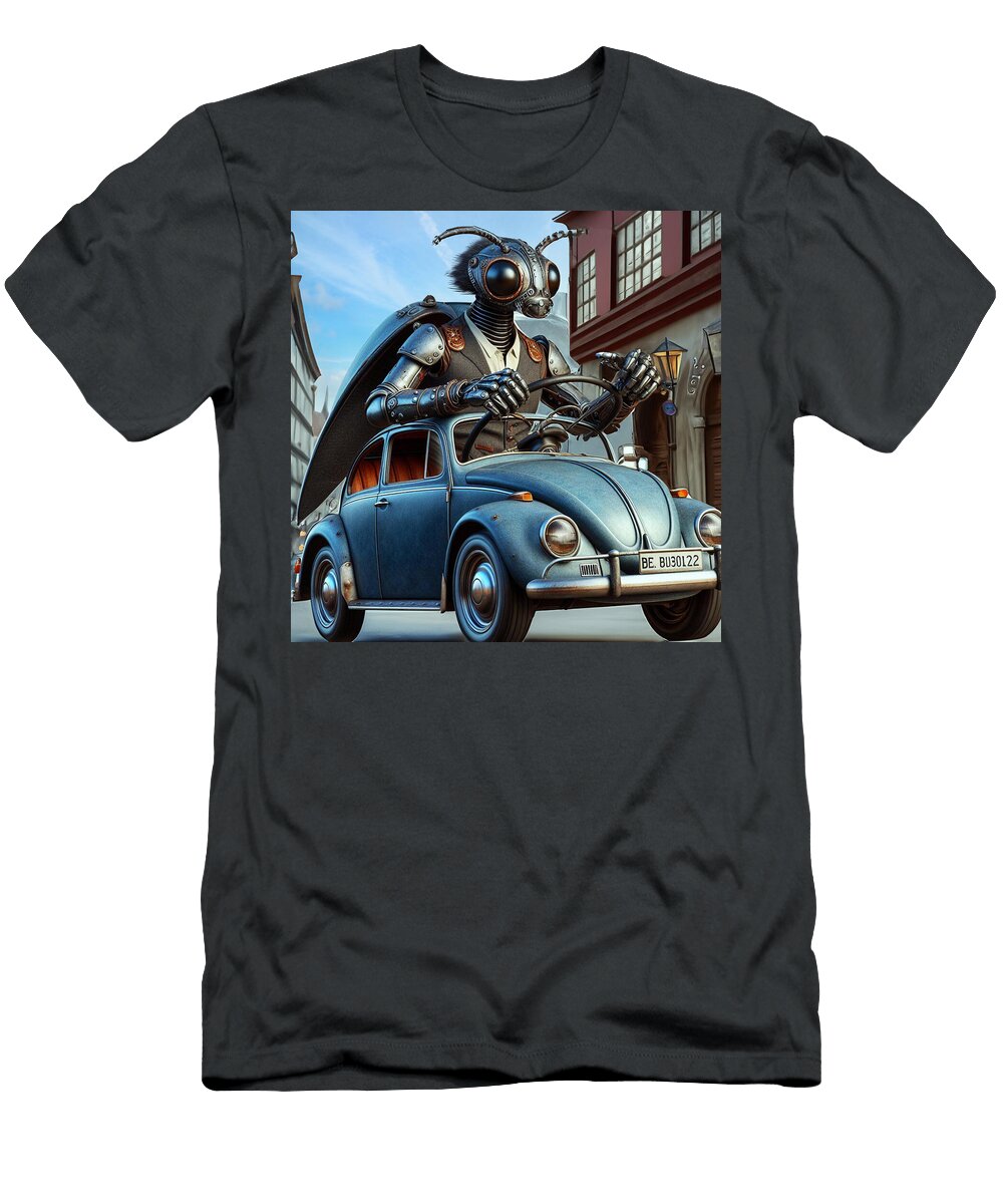 Bug Driving Bug Bill Cannon T-Shirt