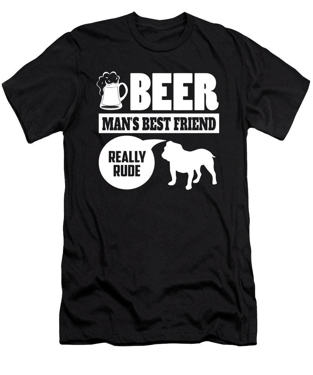 Bulldog Pet Dog Best Friend Quote Gift Dusan Vrdelja T-Shirt