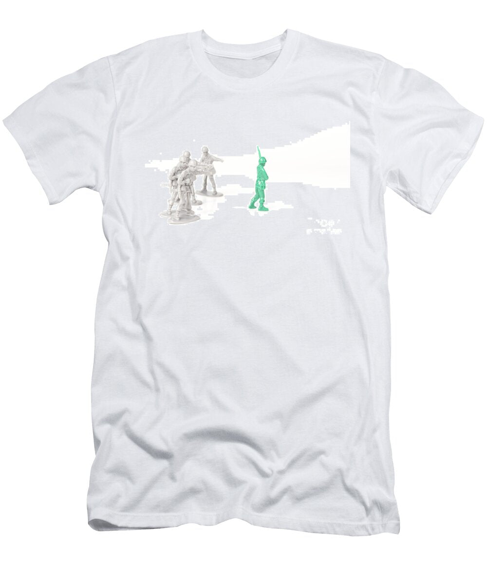 Bullying Toy Soldiers Ezume Images T-Shirt