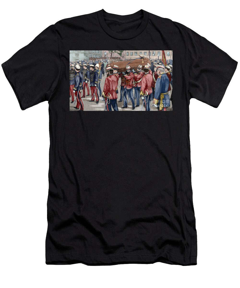 Burial of General Manuel Cassola Fernandez 1838 1890 Unknown Artist T-Shirt