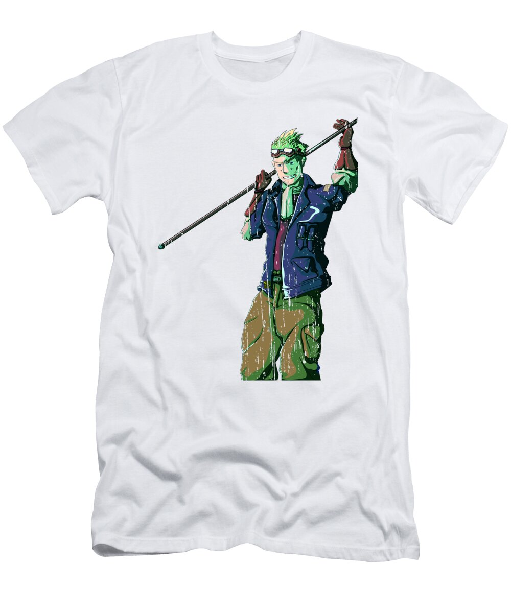 Buster Sword Biancoo Vani T-Shirt