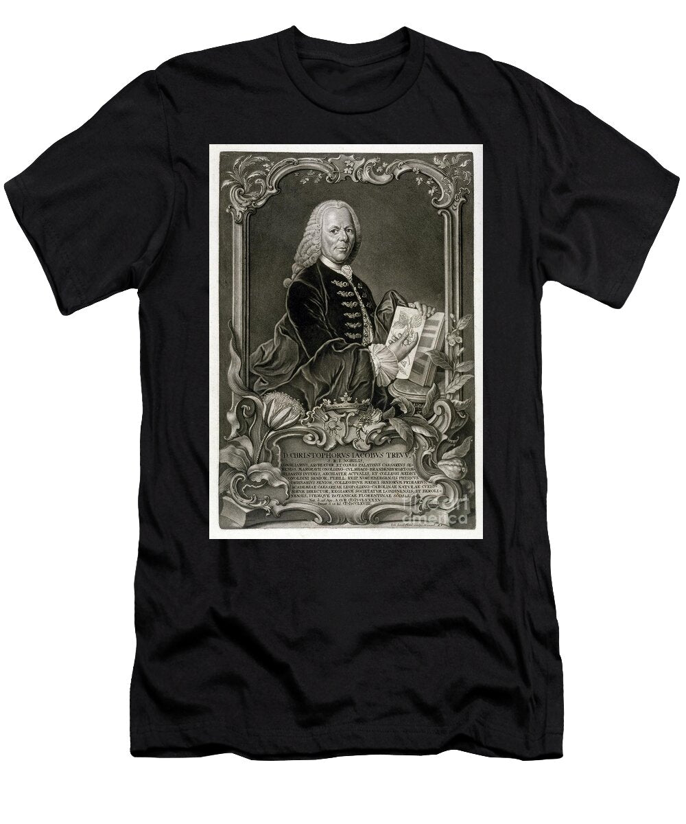 C J Trew Botanist 1768 Johann Jakob Haid T-Shirt