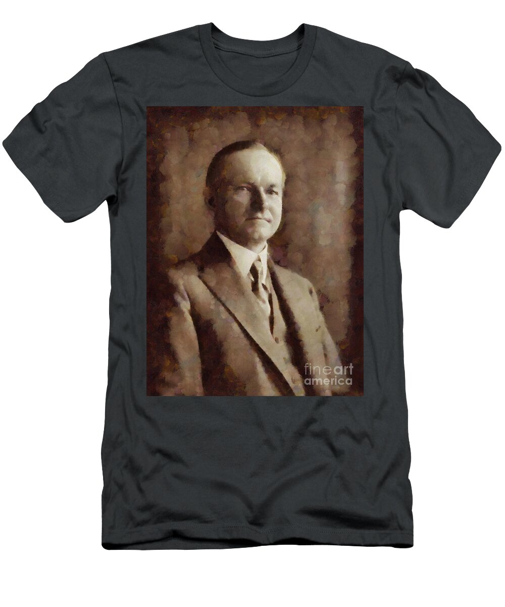 Calvin Coolidge President United States By Sarah Kirk Sarah Kirk T-Shirt