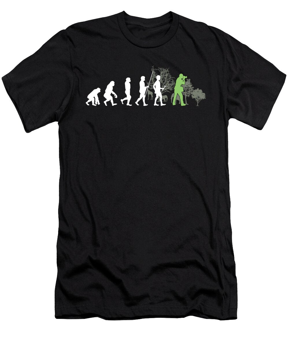 Camera Filmmaker Movie Director Photography Cameraman Evolution Photos Gift Thomas Larch T-Shirt