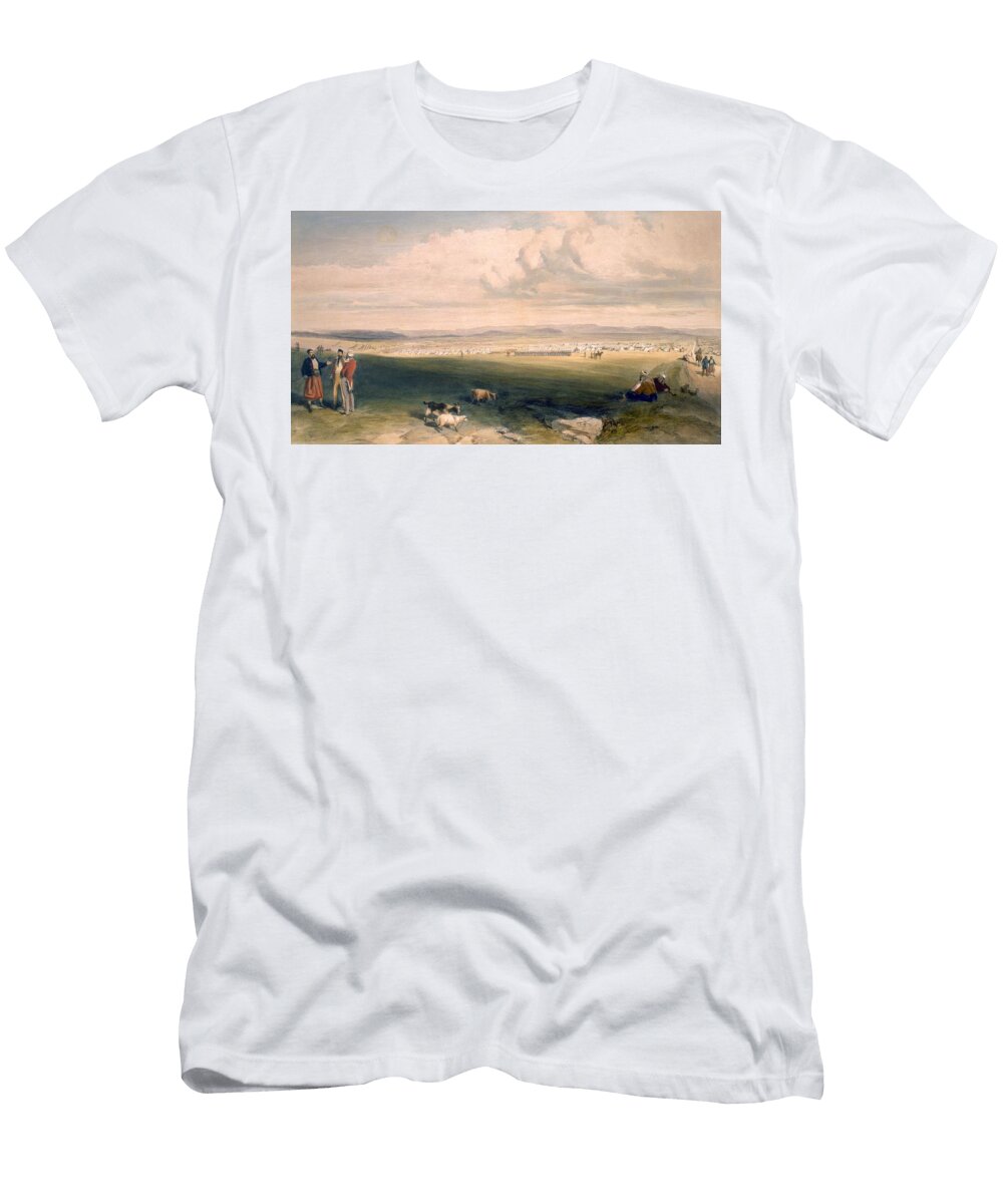 Camp of the Light Division Plate William Crimea Simpson T-Shirt