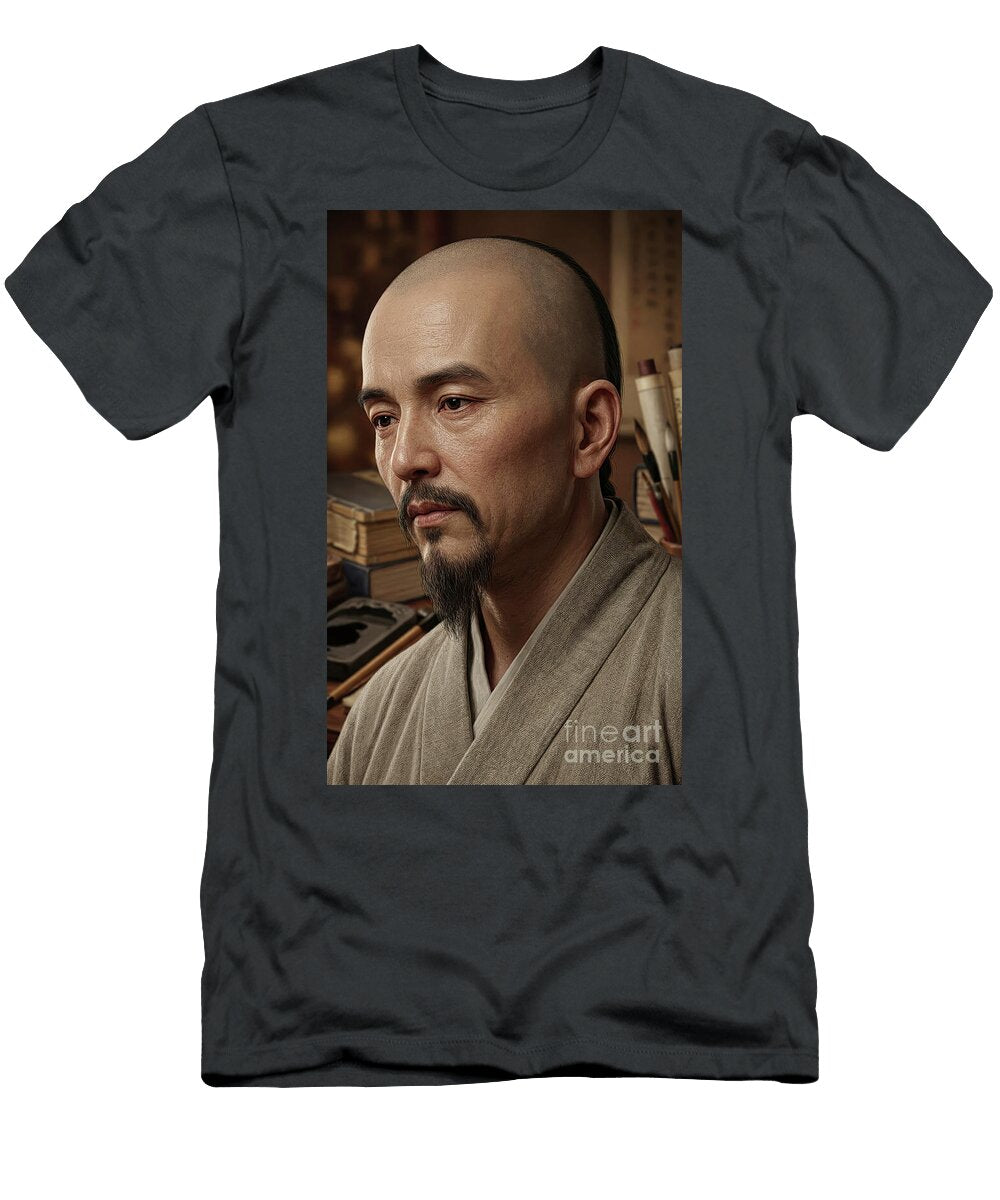 Cao Xueqin the Literary Genius Dream of the Red Chamber Author Gianpiero Lauretta T-Shirt