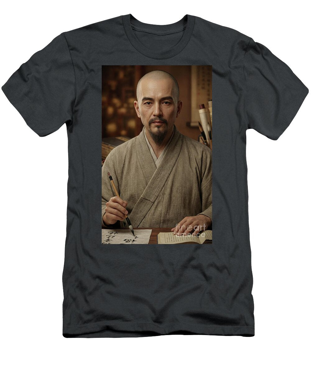 Cao Xueqin the Scholar Author of Dream of the Red Chamber Gianpiero Lauretta T-Shirt
