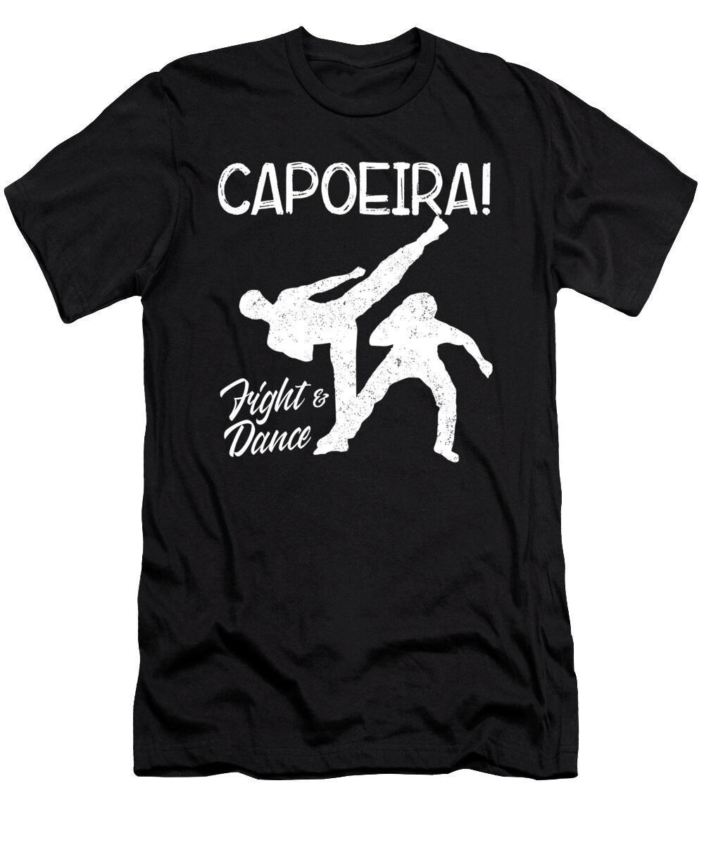 Capoeira Fight and Dance Fighter Dancer Gift Thomas Larch T-Shirt