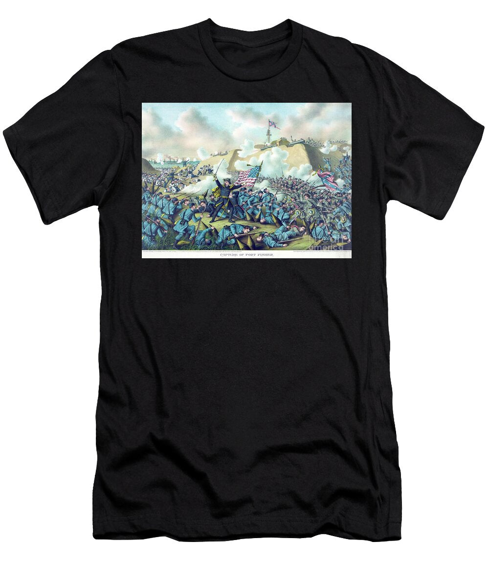 Capture of Fort Fisher 1890 American School T-Shirt