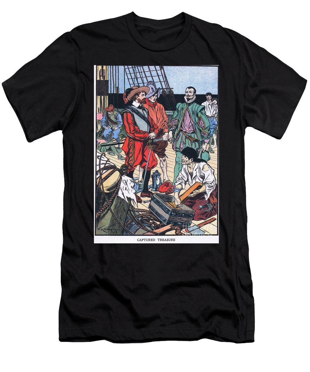 Captured Treasure Thomas Heath Robinson T-Shirt