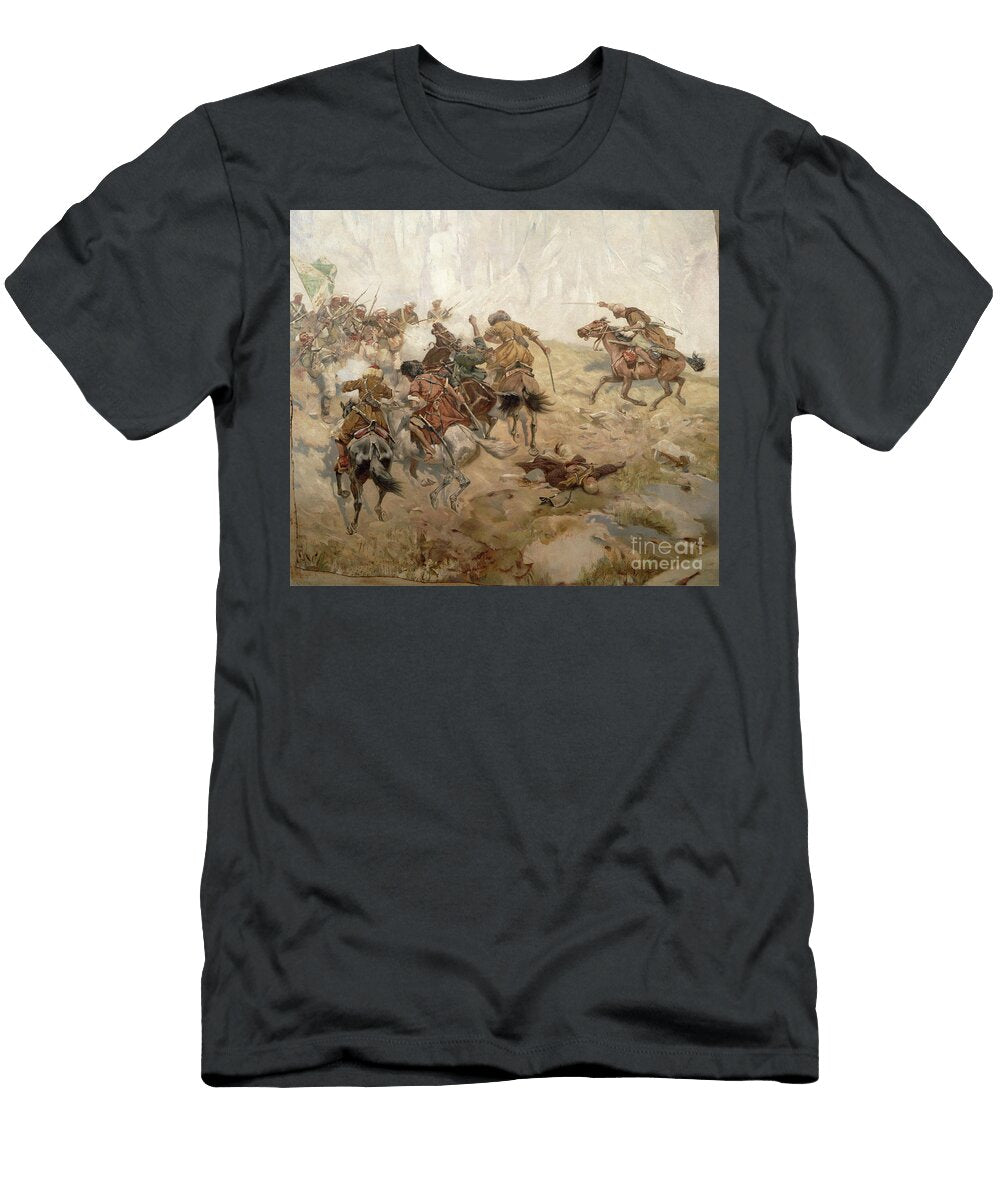 Capturing of the Aul Akhtulga Franz Roubaud T-Shirt