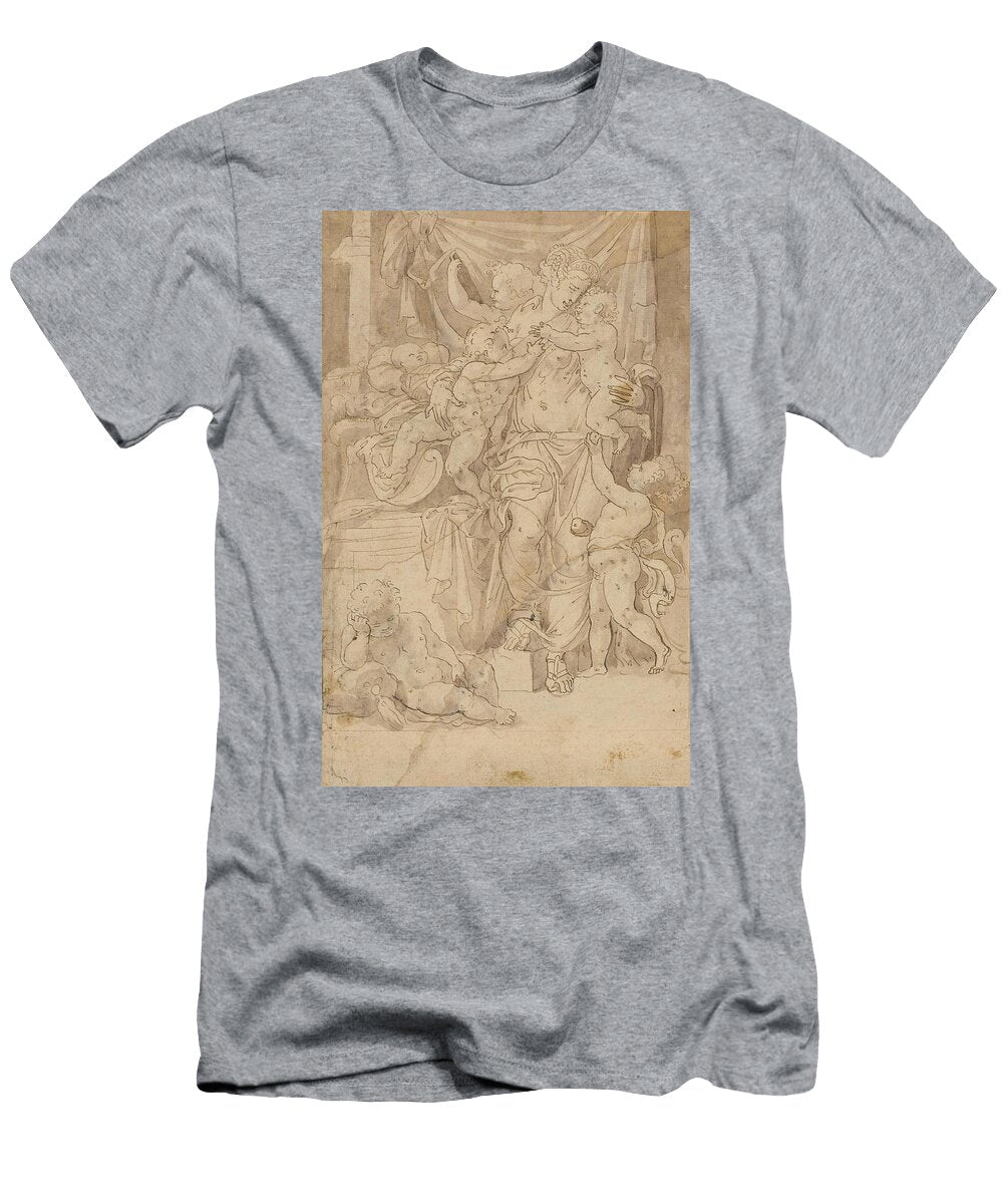 Caritas Ii Art Vincent Sellaer Flemish Active T-Shirt