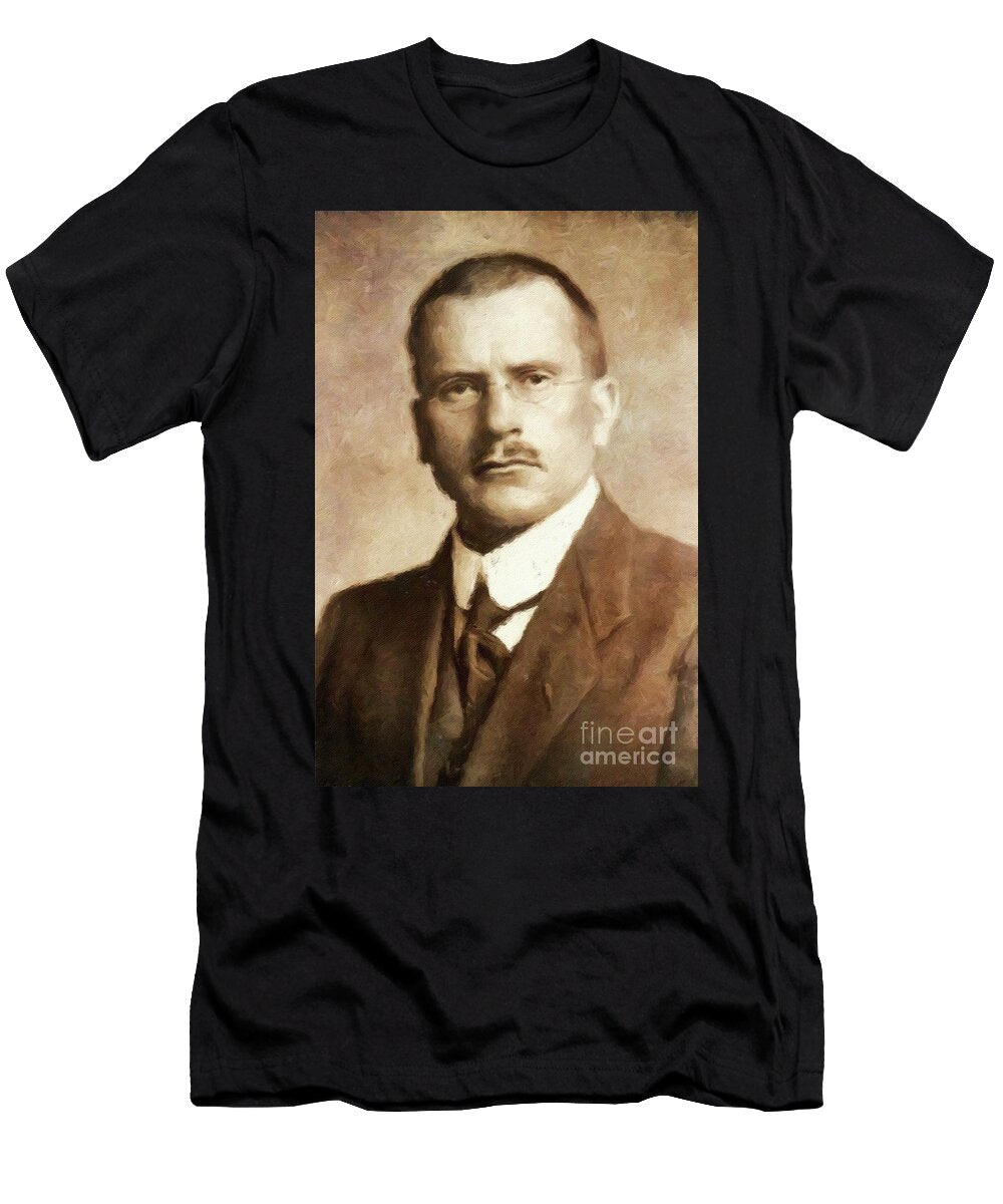 Carl Jung Psychoanalyst By Mary Bassett Mary Bassett T-Shirt