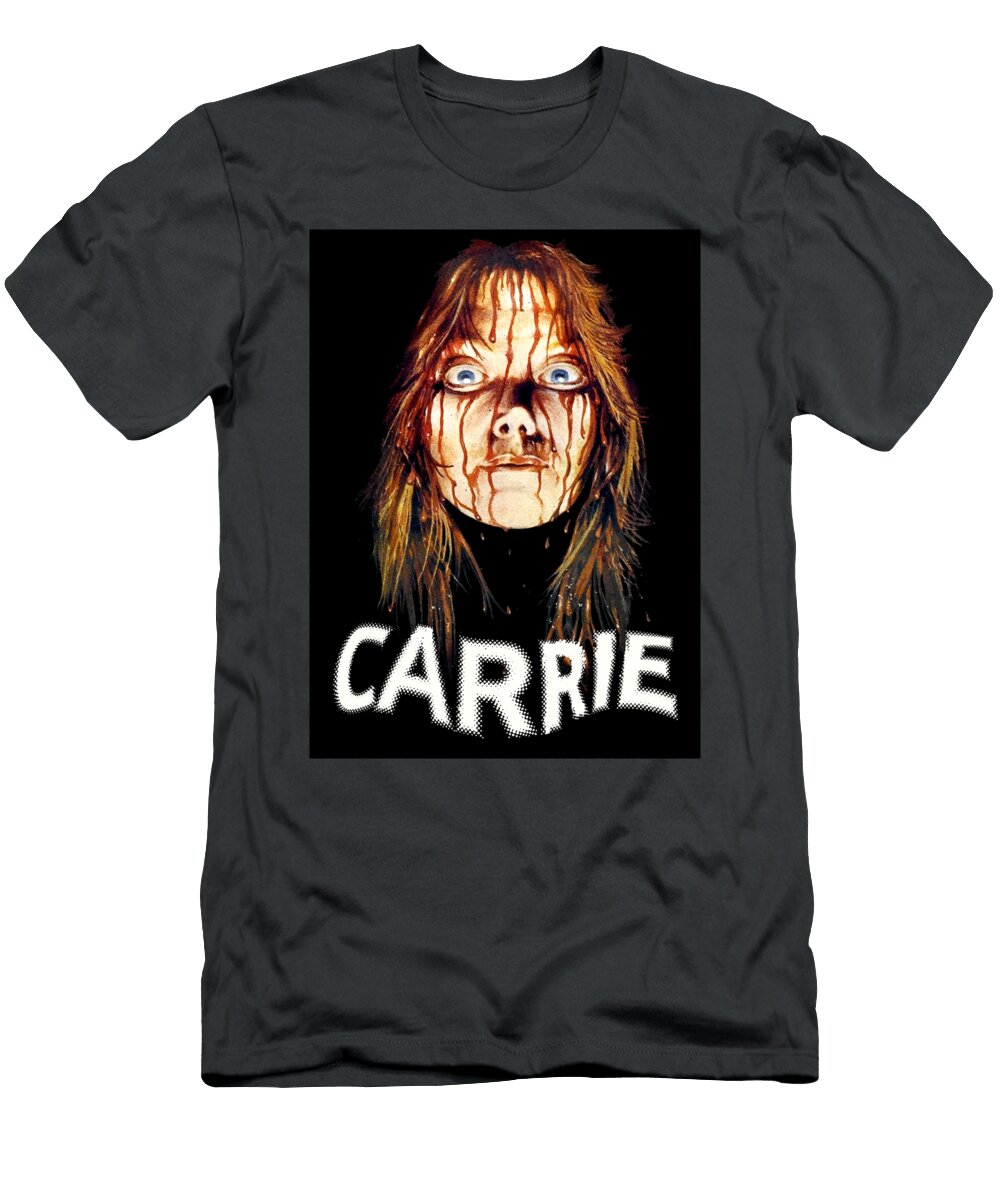 Carrie Horror Film Scary Spooky Blood Thriller Movies Stephen King Addison Wright T-Shirt
